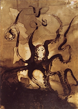 Der Octopus aus "Les Travailleurs de la Mer"